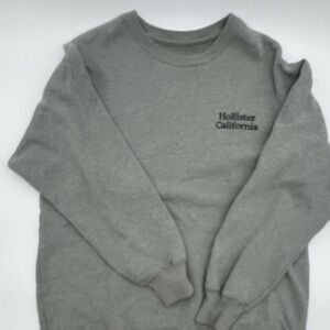 Hollister California Light Gray Sweatshirt